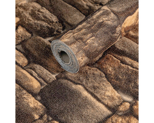 Самоклеющиеся обои 2800х450х1,5мм Жёлтый мрамор SW-00000728