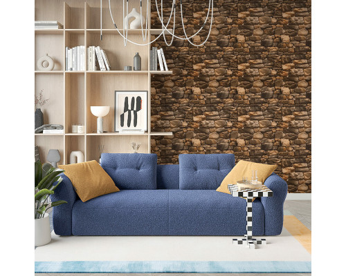 Самоклеющиеся обои 2800х450х1,5мм Жёлтый мрамор SW-00000728