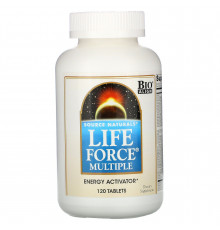 Вітамінний комплекс для енергії, Life Force Multiple, Source Naturals, 120 таблеток
