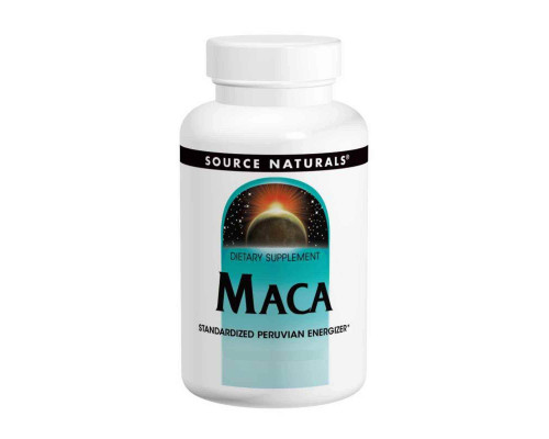 Мака (Maca), Source Naturals, 60 таблеток