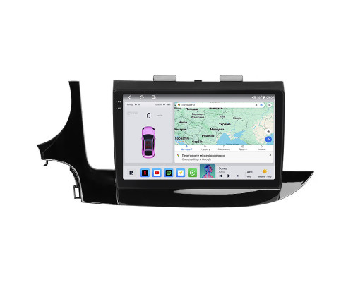 Штатная магнитола Lesko для Buick Encore I Рестайлинг 2016-2019 экран 9" 4/64 QLED CarPlay 4G Wi-Fi GPS 360 Prime