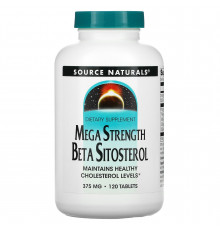 Бета ситостерол комплекс, Beta Sitosterol, Source Naturals, 375 мг, 120 таблеток