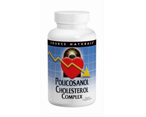 Полікозанол комплекс (Policosanol Cholesterol), Source Naturals, 60 таб.