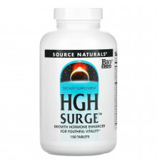Гормон росту, HGH Surge, Source Naturals, 150 таблеток