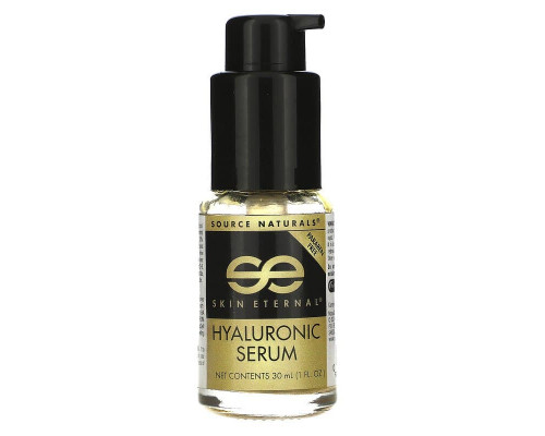 Сироватка з гіалуроновою кислотою, Hyaluronic Serum, Source Naturals, 30 мл