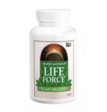 Мультивітаміни, Life Force Vegan Multiple, Source Naturals, веганські, баланс життєвих сил, 60 таблеток