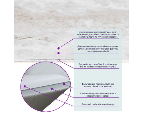 Самоклеющаяся виниловая плитка 600х300х1,5мм, цена за 1 шт. (СВП-115) Глянец SW-00000504