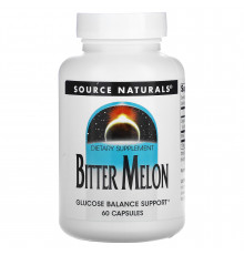 Екстракт гіркої дині, Bitter Melon, Source Naturals, 60 капсул
