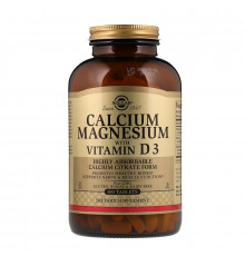 Кальцій магній D3, Calcium Magnesium Vitamin D3, Solgar, 300 таблеток