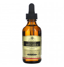 Вітамін Е натуральний, Liquid Vitamin E, Solgar, 59 мл