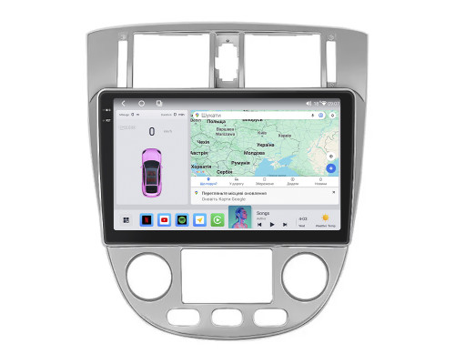 Штатная магнитола Lesko для Buick Excelle I 2004-2007 экран 10" 4/64 QLED CarPlay 4G Wi-Fi GPS 360 Prime