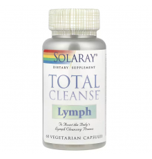 Детоксикація лімфи, Total Cleanse Lymph, Solaray, 60 вегетаріанських капсул