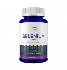 Селен, Selenium Powerfull, Sunny Caps, 50 мкг, 100 капсул