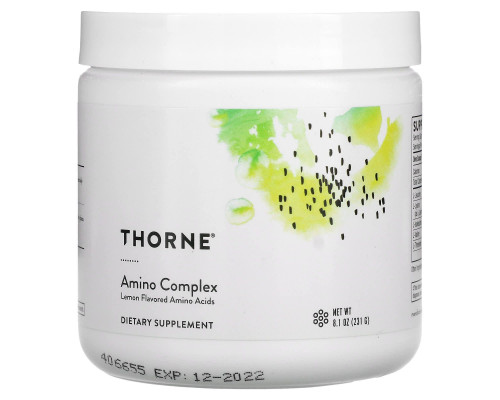 Аміно комплекс, смак лимона, Amino Complex, Thorne, 231 г