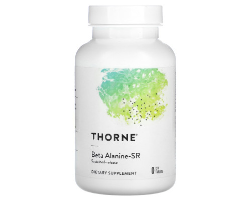 Бета-аланін, Beta Alanine-SR, Thorne, 120 таблеток