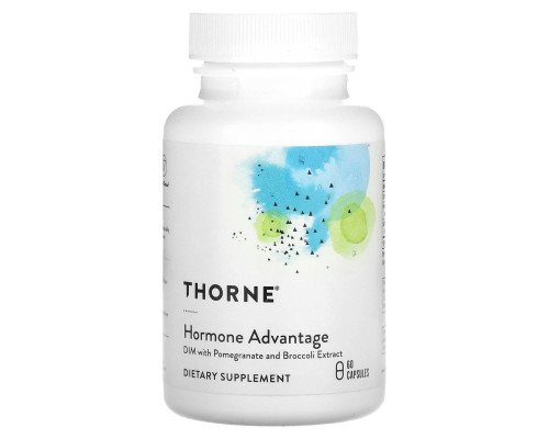Диіндолілметан з екстрактом граната та броколі, Hormone Advantage, Thorne, 60 капсул