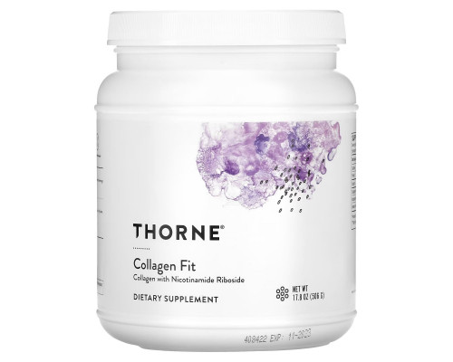 Колаген, для здорового старіння та підтримки сили та здоров'я зв'язок, суглобів, сухожиль і кісток, Collagen Fit, Thorne, 506 г