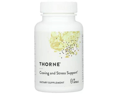 Антистрес та здорова вага, Craving and Stress Support, Thorne, 60 капсул