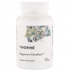 Цитрамат магнію, Magnesium Citramate, Thorne, 90 капсул