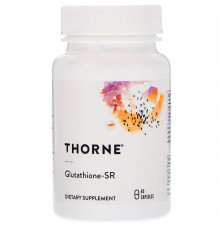Глутатіон-SR, Glutathione, Thorne, 60 капсул (175 мг на капсулу)