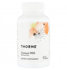 Червоний дріжджовий рис, Choleast-900, Thorne, 120 капсул (900 мг на капсулу)