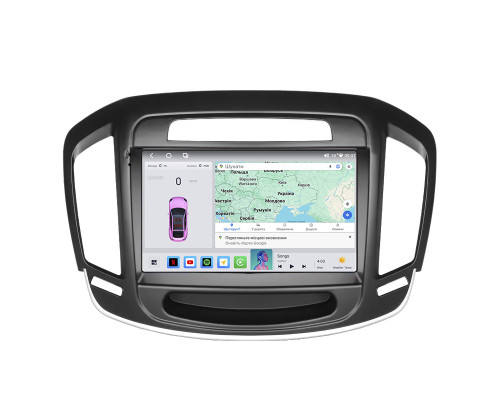 Штатная магнитола Lesko для Buick Regal V Рестайлинг 2013-2017 экран 9" 4/64 QLED CarPlay 4G Wi-Fi GPS 360 Prime