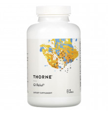 Підтримка шлунку, GI-Relief, Thorne, 180 капсул