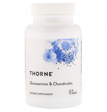 Глюкозамін хондроїтин, Glucosamine & Chondroitin, Thorne, 90 капсул