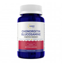 Хондроїтин та глюкозамін, Chondroitin та Glucosamine Powerful, Sunny Caps, 60 капсул