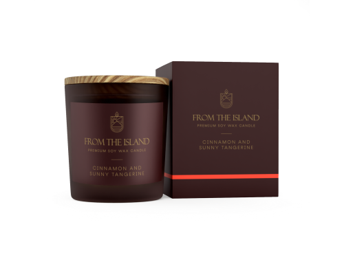 Ароматична свічка, From the Island, Кориця та сонячний мандарин, 250 мл