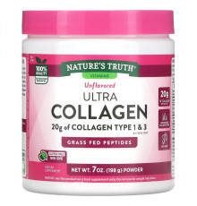 Колаген, Ultra Collagen, Nature's Truth, порошок, без ароматизаторів, 198 г