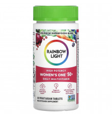 Мультивітаміни для жінок 50+, Women's One 50+, Rainbow Light, щоденні, 60 вегетаріанських таблеток