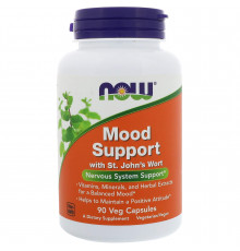 Підтримка настрою із збіробоєм, Mood Support, Now Foods, 90 вегетаріанських капсул