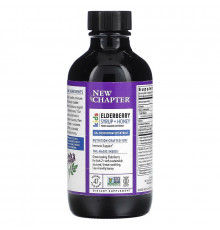 Сироп бузини+мед, Elderberry Syrup, New Chapter, Kids, для дітей від 2 років, 118 мл
