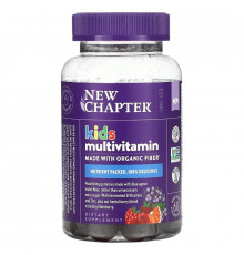 Мультивітаміни для дітей, Kid's Multivitamin, New Chapter, смак ягідно-цитрусовий, 60 жувальних цукерок