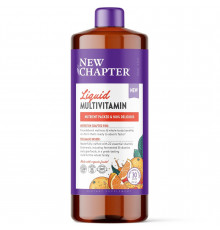 Мультивітаміни для всієї родини, Vegan Liquid Multivitamin for Whole Family, New Chapter, рідкі, веган, апельсин-манго, 887 мл