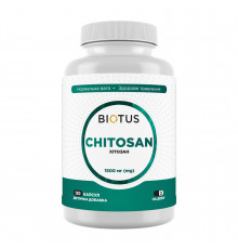 Хітозан, Chitosan, Biotus, 1500 мг, 120 капсул (500 мг у капсулі)