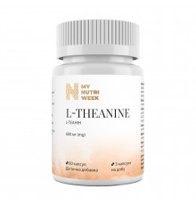 L-теанін, L-Theanine, My Nutri Week, 600 мг, 60 капсул