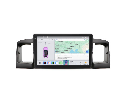 Штатная магнитола Lesko для BYD F3 II 2012-2018 экран 9" 4/64 QLED CarPlay 4G Wi-Fi GPS 360 Prime