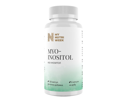 Міо-інозитол, Myo-Inositol, My Nutri Week, 120 капсул