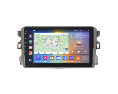 Штатная магнитола Lesko для BYD G3  2009-2014 экран 9" 4/64Gb CarPlay 4G Wi-Fi GPS Prime