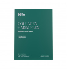 Колаген + МСМ Флекс, Collagen + MSM Flex, My Nutri Week, з підсолоджувачем, смак Манго + маракуйя, 30 саше, 202,5 г