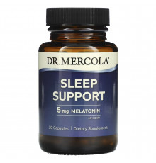 Підтримка сну, Sleep Support, Dr. Mercola, 5 мг, 30 капсул