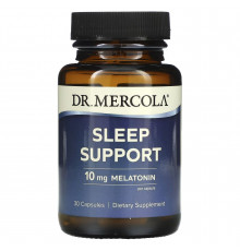 Підтримка сну, Sleep Support, Dr. Mercola, 10 мг, 30 капсул