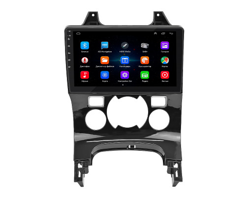 Штатная магнитола Lesko для Peugeot 3008 I Рестайлинг 2013-2016 экран 9" 1/16Gb Wi-Fi GPS Base