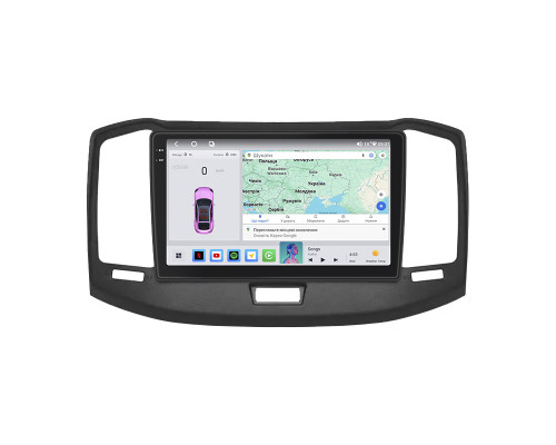 Штатная магнитола Lesko для Chery Bonus 3 (E3/A19)  2014-2017 экран 10" 4/64 QLED CarPlay 4G Wi-Fi GPS 360 Prime