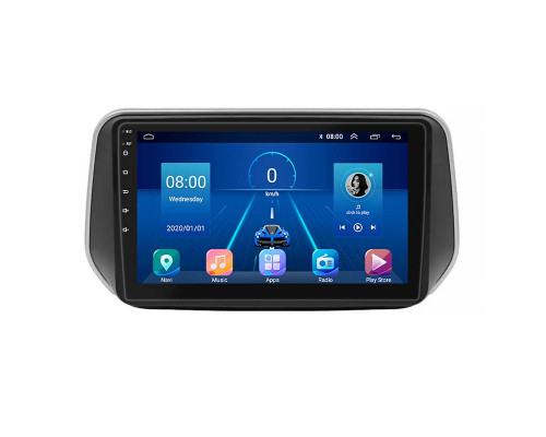 Штатная магнитола Lesko для Hyundai Santa Fe IV Рестайлинг 2020-н.в экран 10" 2/32Gb 4G Wi-Fi GPS Top