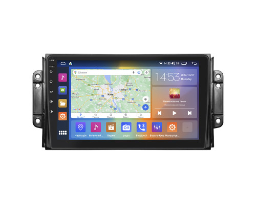 Штатная магнитола Lesko для Chery Tiggo 2 I 2016-2020 экран 9" 4/64Gb CarPlay 4G Wi-Fi GPS Prime