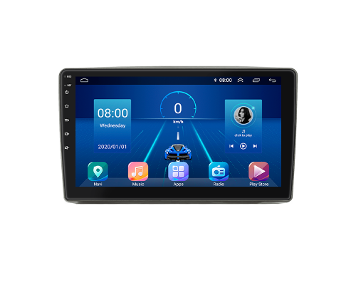 Штатная магнитола Lesko для Mazda Tribute I 2000-2004 экран 9" 6/128Gb 4G Wi-Fi GPS Top