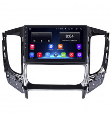 Штатная магнитола Lesko для Mitsubishi Pajero Sport III ver. 2 2015-2019 экран 9" 2/32Gb Wi-Fi GPS Base